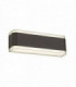 Integrated LED 2 Light Outdoor Wall Light Dark Grey IP44