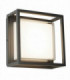 Integrated LED  Outdoor Wall Light Dark Grey, Opal White IP44