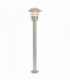 1 Light Outdoor Bollard Light Stainless Steel IP44, E27