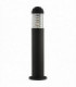 1 Light Outdoor Bollard Post Black IP65, E27