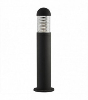 1 Light Outdoor Bollard Post Black IP65, E27