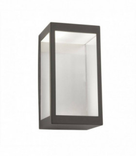 Integrated LED 1 Light Outdoor Wall Light Dark Grey IP44