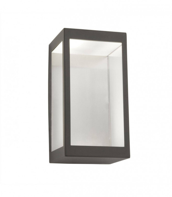Integrated LED 1 Light Outdoor Wall Light Dark Grey IP44