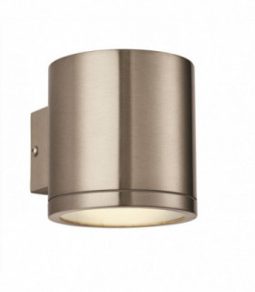 LED 1 Light Outdoor Wall Marine Grade Brushed Stainless Steel, Glass IP44