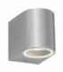 1 Light Outdoor Wall Light Brushed Alloy, Glass IP44, GU10