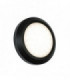 Integrated LED 1 Light Outdoor Wall Light Black Abs Plastic, Frosted IP65