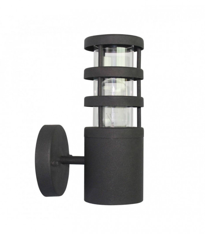 1 Light Outdoor Wall Lantern Light Black, 304 SS IP44, E27