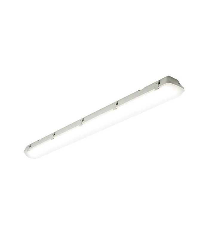 Integrated LED Outdoor Light 4ft Emergency Linear Batten Frosted IP65