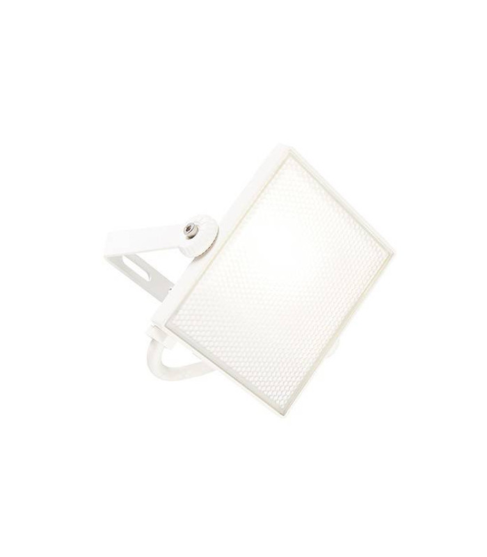 Integrated LED 1 Light Outdoor Wall Light Textured Matt White, Frosted IP65