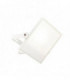 Integrated LED 1 Light Outdoor Wall Light Textured Matt White, Frosted IP65