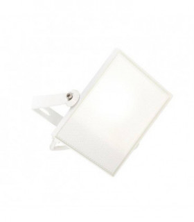 Integrated LED 1 Light Outdoor Wall Light Textured Matt White, Frosted IP65