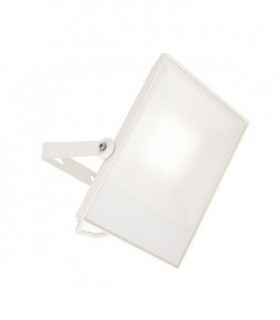 Integrated LED 1 Light Outdoor Wall Light Textured Matt White, Frosted IP65
