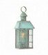 1 Light Outdoor Wall Lantern Light Verdigris IP44, E27