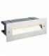 Integrated LED Outdoor Recessed Light Marine Grade Brushed Stainless Steel, Frosted IP44