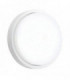 Integrated LED Outdoor Microwave Wall Light Matt White Textured, Opal IP54