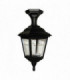 1 Light Outdoor Coastal Pedestal Light Black IP44, E27
