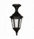 1 Light Outdoor Coastal Pedestal Lantern Black IP44, E27