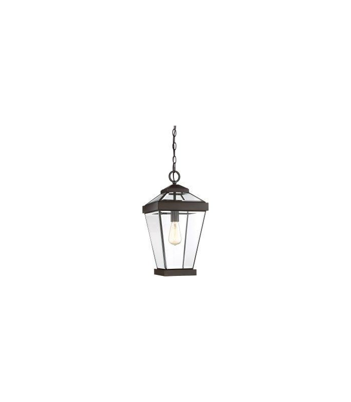 1 Light Large Outdoor Chain Lantern Western Bronze