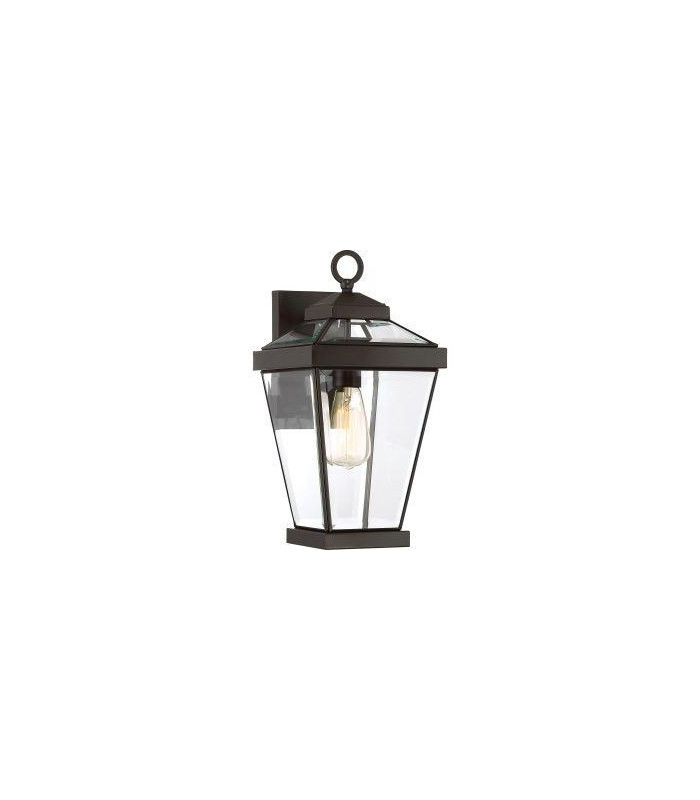 1 Light Medium Outdoor Wall Lantern Western Bronze IP44