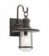 1 Light Xtra Large Outdoor Wall Lantern Weathered Zinc IP44