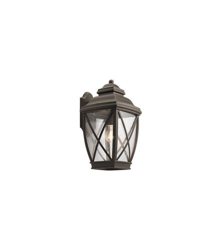 1 Light Large Outdoor Wall Lantern Olde Bronze IP44
