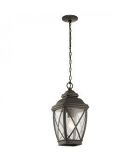 1 Light Outdoor Medium Chain Lantern Olde Bronze