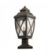 1 Light Outdoor Medium Pedestal Olde Bronze IP44