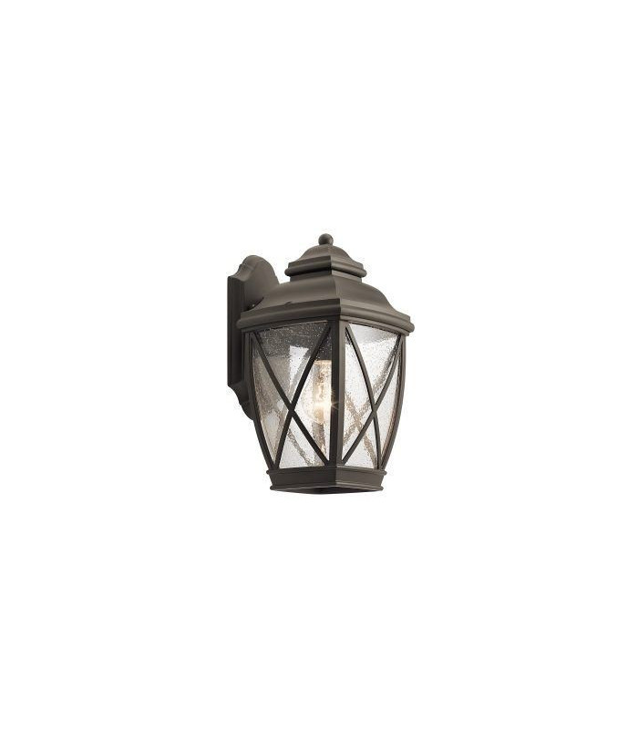 1 Light Outdoor Medium Wall Lantern Olde Bronze IP44
