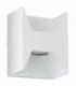 LED Outdoor Up Down Wall Light White IP44