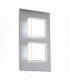LED Outdoor Flush Wall Light Stainless Steel IP44