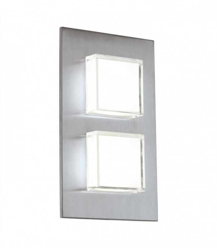 LED Outdoor Flush Wall Light Stainless Steel IP44