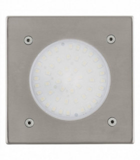 LED 1 Light Outdoor Recessed Ground Light Stainless Steel IP44