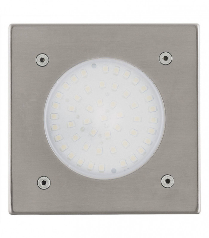 LED 1 Light Outdoor Recessed Ground Light Stainless Steel IP44