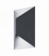 LED Outdoor Flush Wall Light Anthracite, White 6520