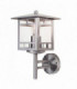 1 Light Outdoor Wall Lantern Light Stainless Steel, E27
