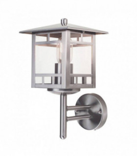 1 Light Outdoor Wall Lantern Light Stainless Steel, E27