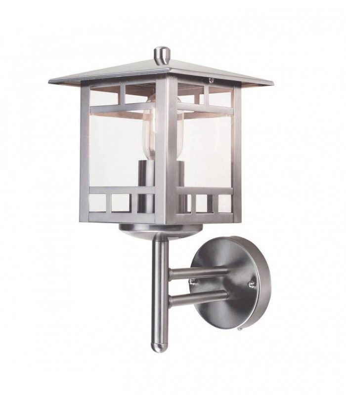 1 Light Outdoor Wall Lantern Light Stainless Steel, E27