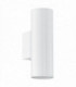 Outdoor Up Down Wall Light White IP44, GU10