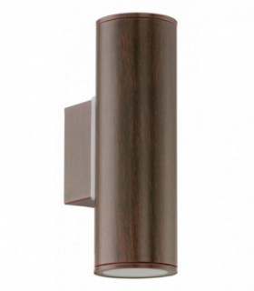 Outdoor Up Down Wall Light Antique Brown IP44, GU10