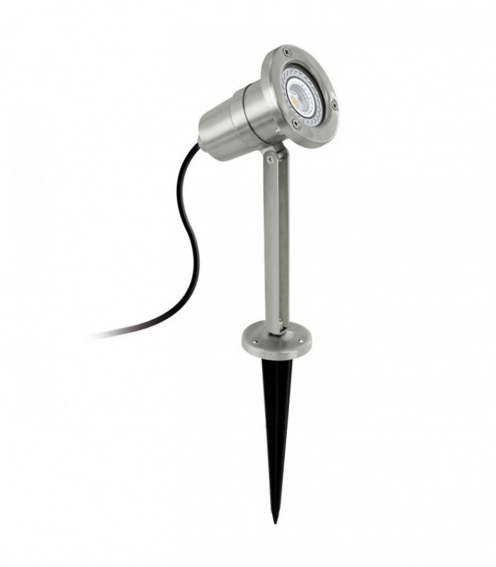 1 Light Outdoor Spike Light Stainless Steel IP44, GU10