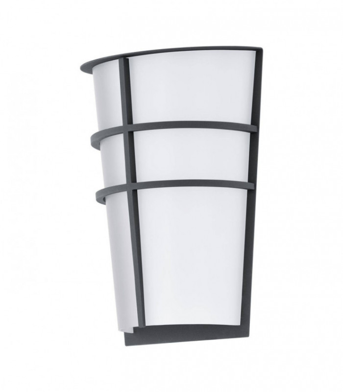 LED Outdoor Flush Wall Light Anthracite IP44
