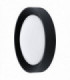 LED Outdoor Flush Wall Light Black IP44