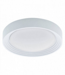 LED Outdoor Flush Wall Light White IP44