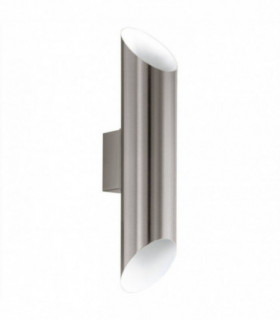 LED Outdoor Up Down Wall Light Stainless Steel, White IP44