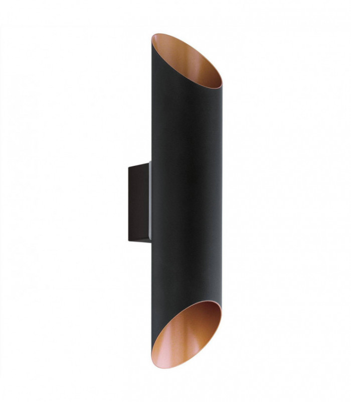 LED Outdoor Up Down Wall Light Black, Copper IP44