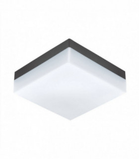 LED Outdoor Flush Ceiling Light Anthracite IP44