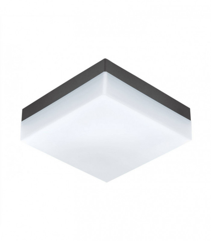 LED Outdoor Flush Ceiling Light Anthracite IP44