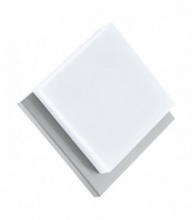 LED Outdoor Flush Ceiling / Wall Light Stainless Steel, Silver IP44