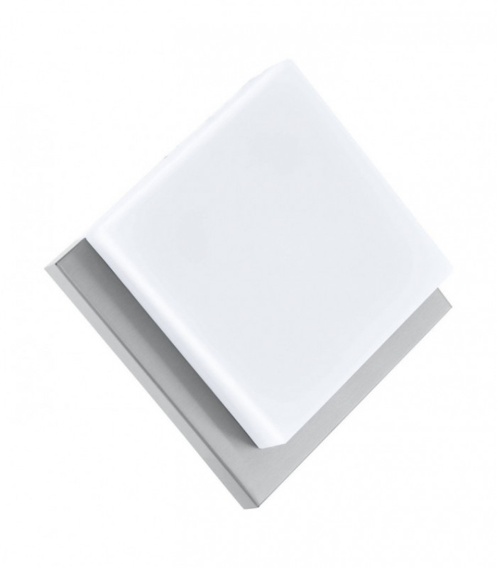 LED Outdoor Flush Ceiling / Wall Light Stainless Steel, Silver IP44