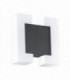 LED Outdoor Flush Wall Light Anthracite IP44